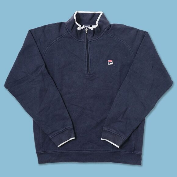 Vintage Fila Quarter Zip Pullover Sweater Large - Picture 1 of 4